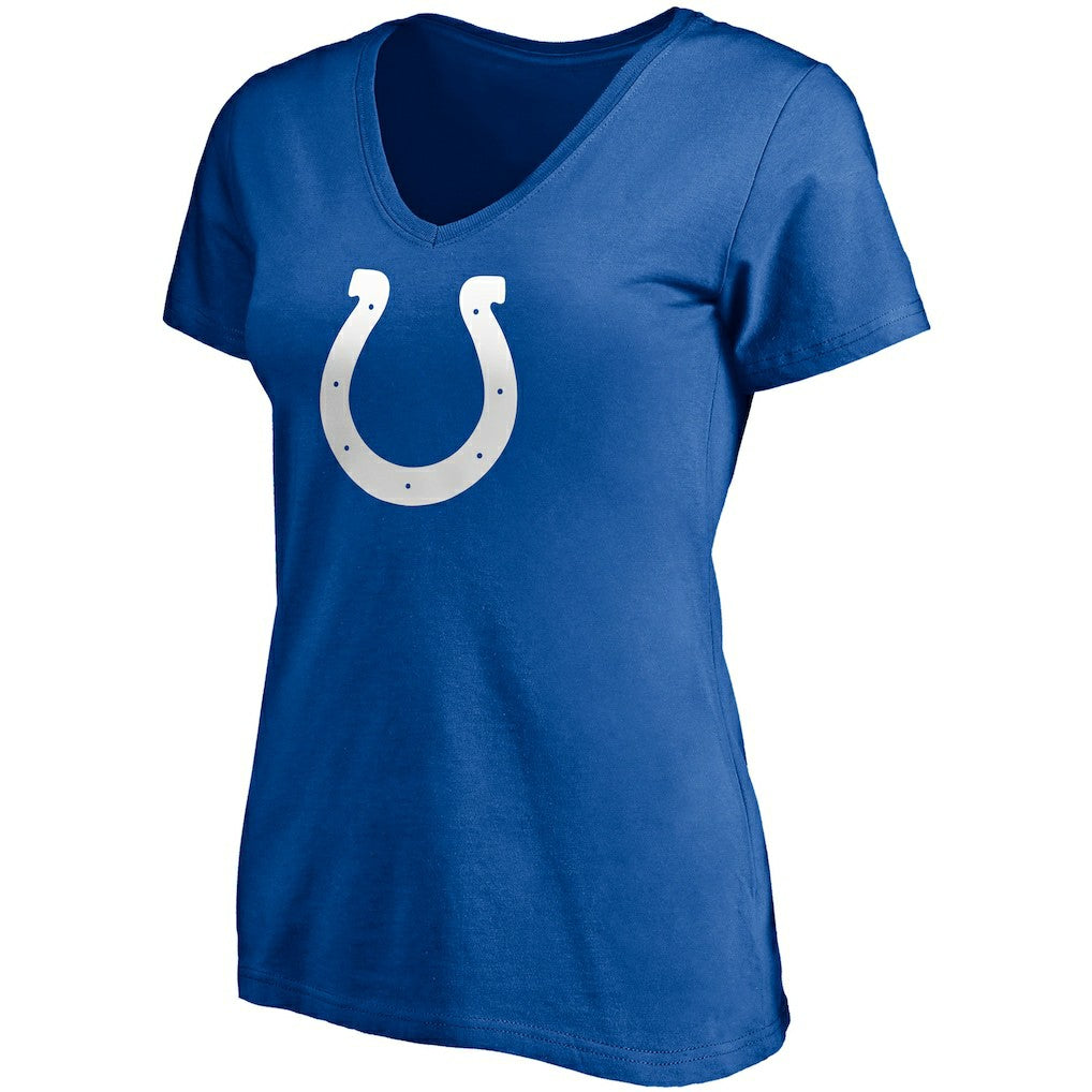 Jonathan Taylor Indianapolis Colts Women's Player Icon Name & Number V-Neck T-Shirt Royal | Fanatics