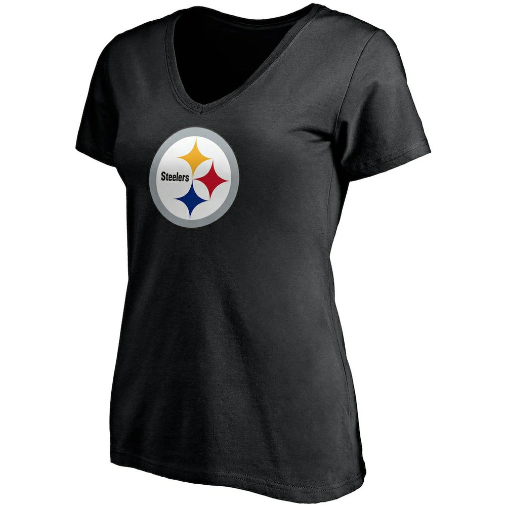 T.J. Watt Pittsburgh Steelers Women's Player Icon Name & Number V-Neck T-Shirt Black | Fanatics