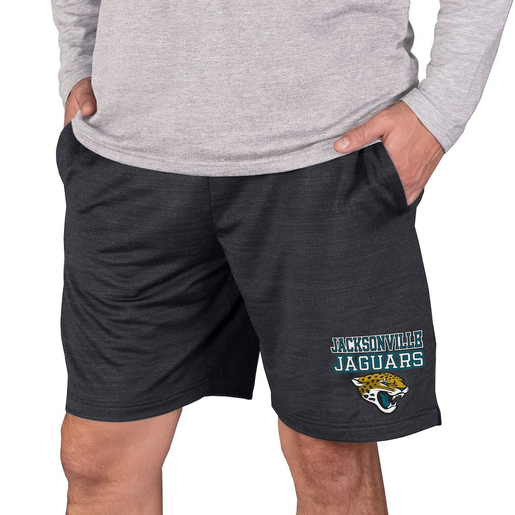 Jacksonville Jaguars Concepts Sport Bullseye Knit Jam Shorts Charcoal | NFL