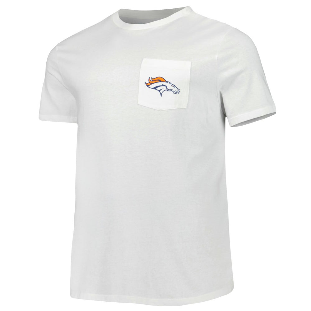 Denver Broncos Vineyard Vines Big & Tall Helmet T-Shirt White | NFL