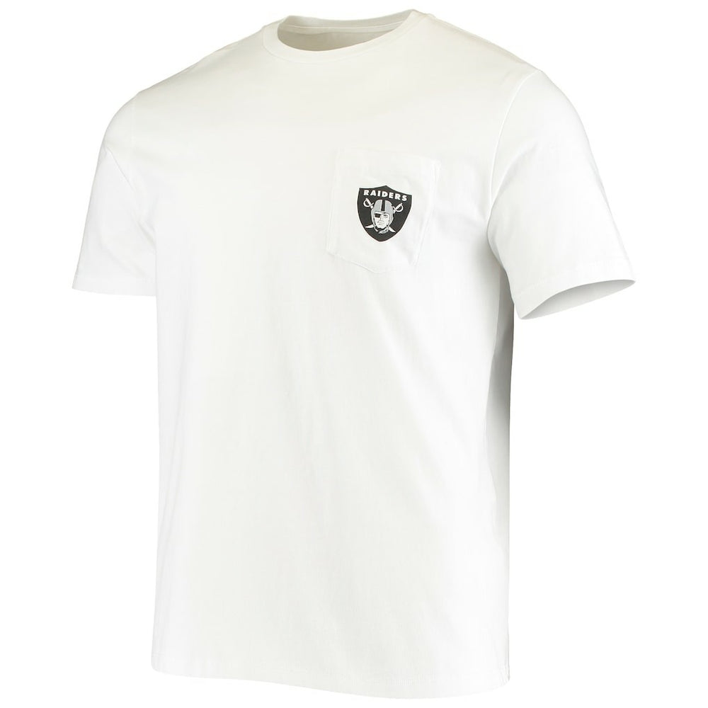 Las Vegas Raiders Vineyard Vines Big & Tall Helmet T-Shirt White | NFL