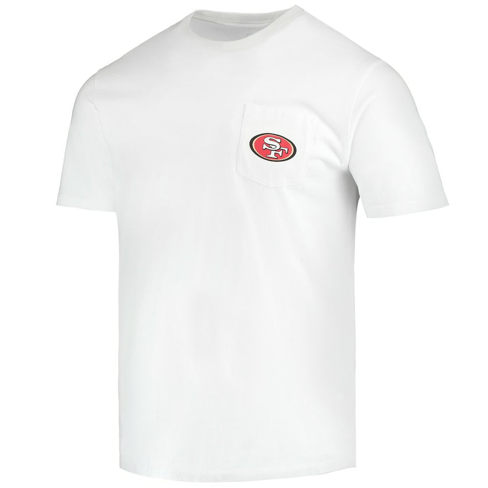 San Francisco 49ers Vineyard Vines Big & Tall Helmet T-Shirt White | NFL