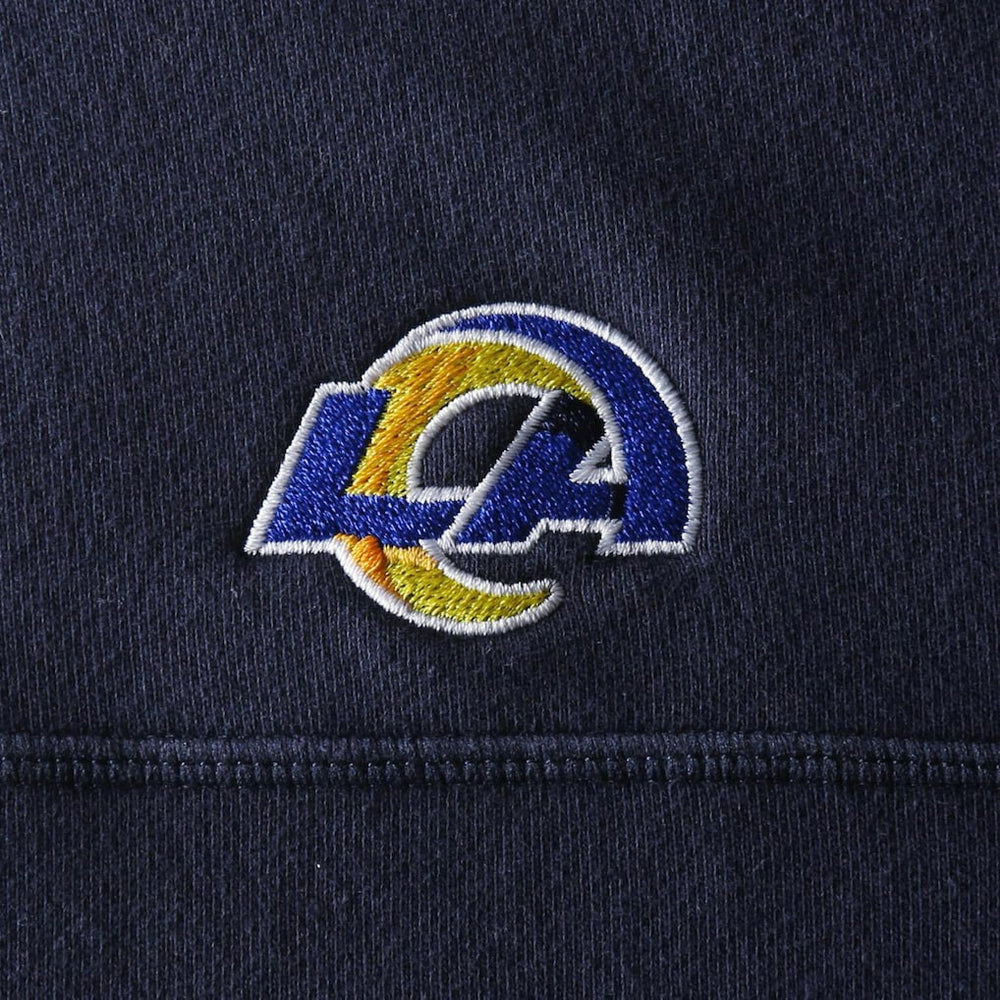 Los Angeles Rams Vineyard Vines Shep Shirt Quarter-Zip Sweatshirt Navy | NFL