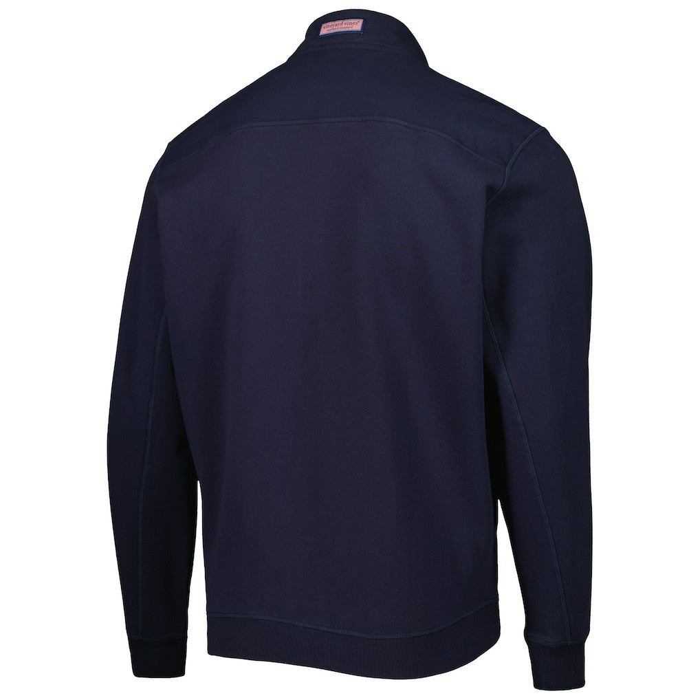 Los Angeles Rams Vineyard Vines Shep Shirt Quarter-Zip Sweatshirt Navy | NFL