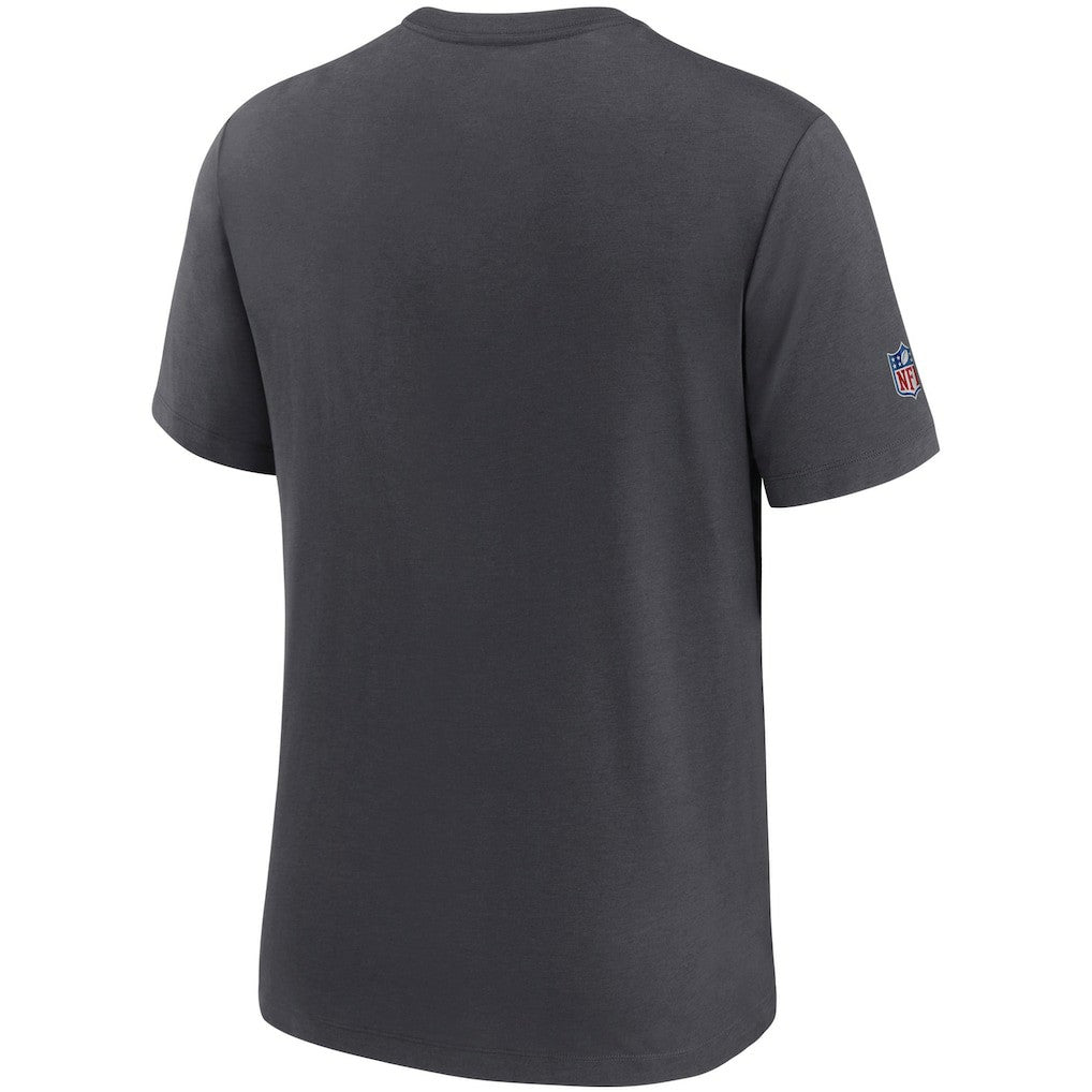 Jacksonville Jaguars NFL Crucial Catch Performance T-Shirt Charcoal | Nike for Sale