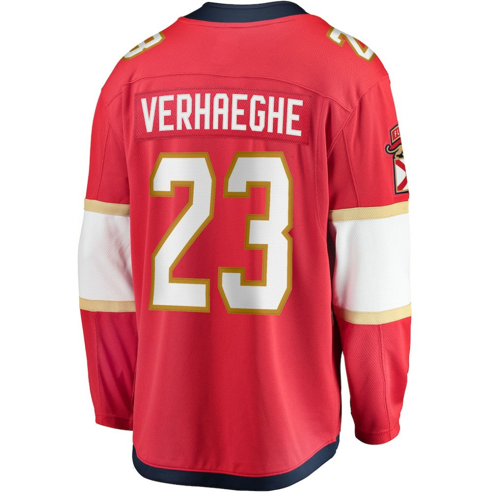 Carter Verhaeghe Florida Panthers Fanatics Home Breakaway Jersey - Red - NHL