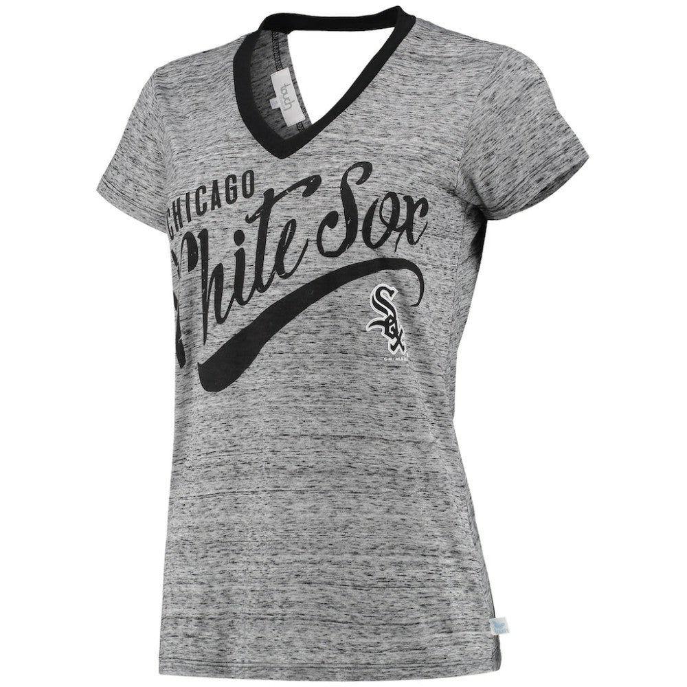 Chicago White Sox Touch Women's Hail Mary V-Neck Back Wrap T-Shirt - MLB
