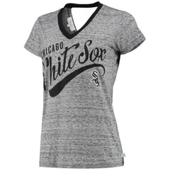 Chicago White Sox Touch Women's Hail Mary V-Neck Back Wrap T-Shirt - MLB