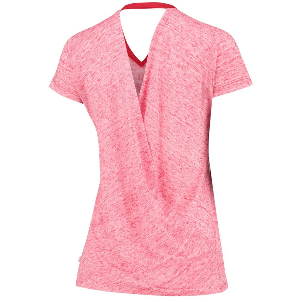 St. Louis Cardinals Touch Women's Hail Mary V-Neck Back Wrap T-Shirt - MLB