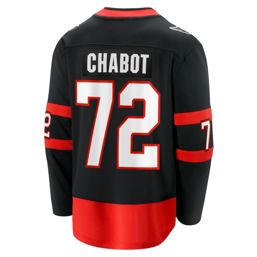 Thomas Chabot Ottawa Senators Fanatics Home Breakaway Jersey - Black - NHL