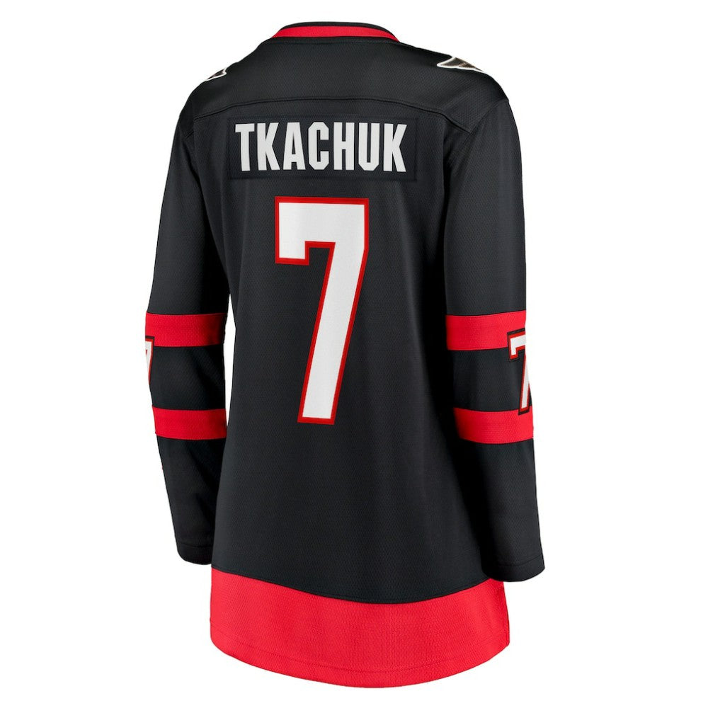 Brady Tkachuk Ottawa Senators Fanatics Women's Home Breakaway Jersey - Black - NHL