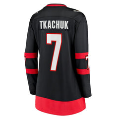 Brady Tkachuk Ottawa Senators Fanatics Women's Home Breakaway Jersey - Black - NHL