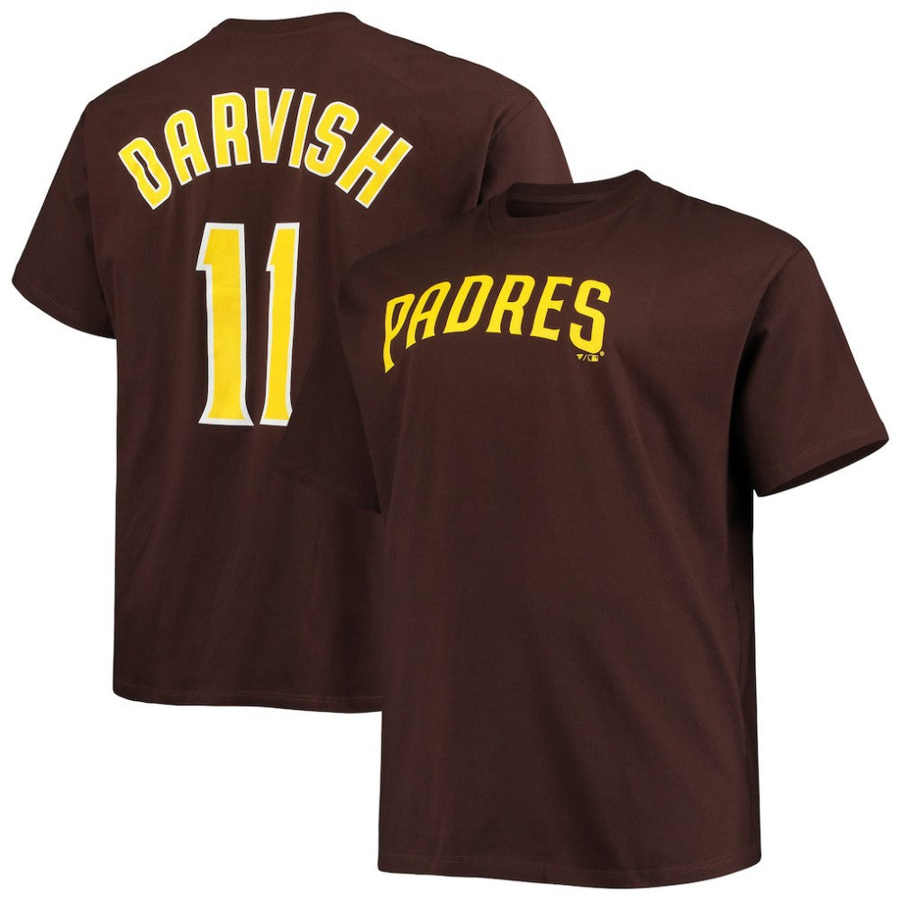 Yu Darvish San Diego Padres Fanatics Big & Tall Name & Number T-Shirt - MLB