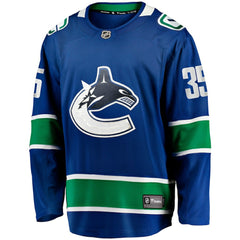 Thatcher Demko Vancouver Canucks Fanatics Home Breakaway Jersey - Blue - NHL