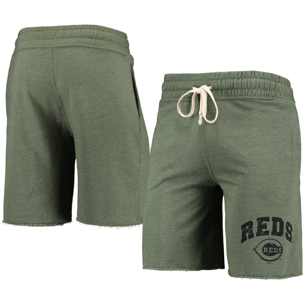 Cincinnati Reds Concepts Sport Mainstream Tri-Blend Shorts - MLB