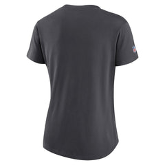 Jacksonville Jaguars Women's NFL Crucial Catch Performance T-Shirt Anthracite | Nike for Sale
