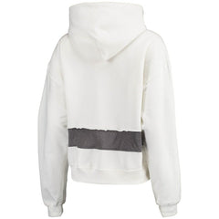 Arizona Cardinals Refried Apparel Women's Sustainable Crop Dolman Pullover Hoodie White | NFL