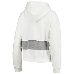 Miami Dolphins Refried Apparel Women's Sustainable Crop Dolman Pullover Hoodie White | NFL