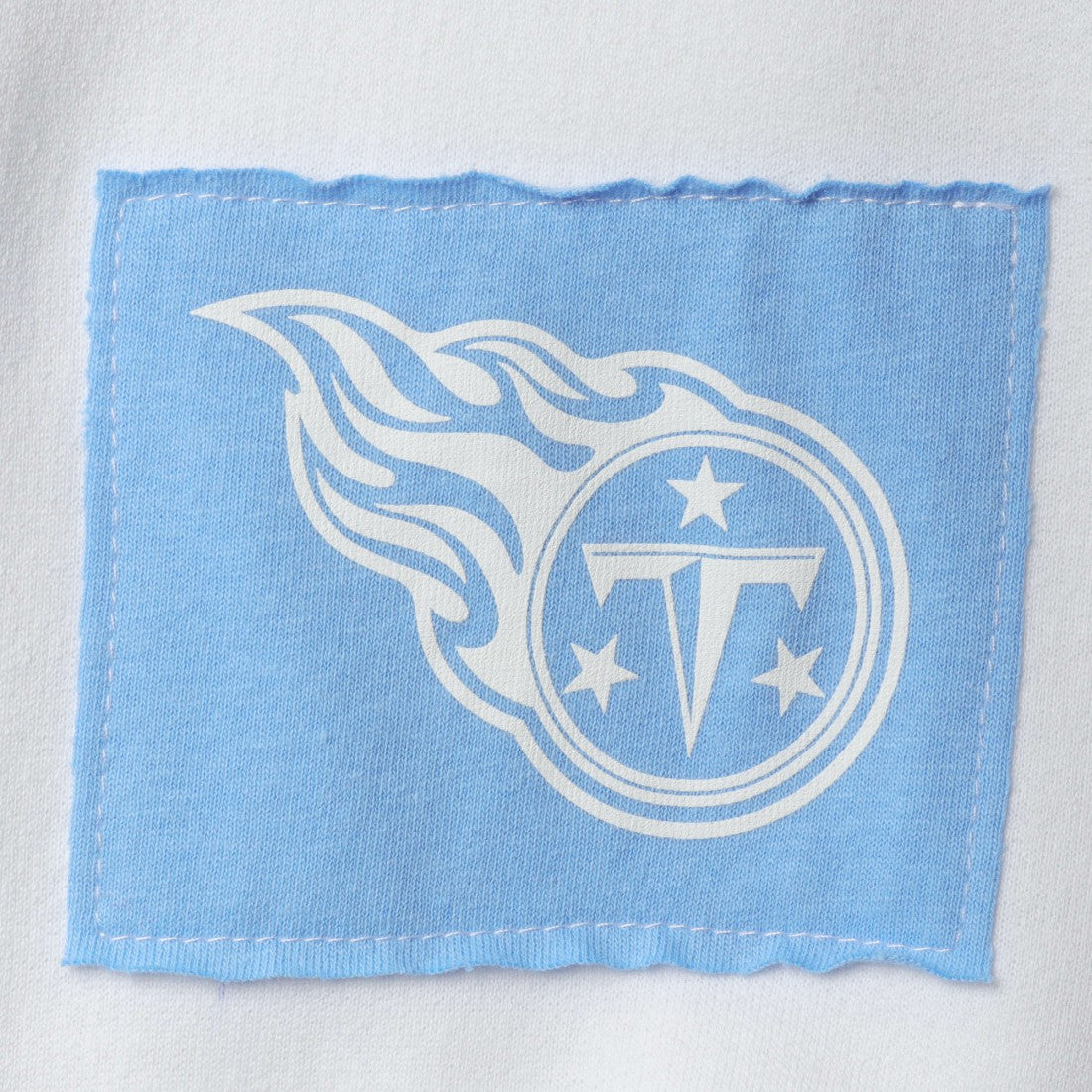 Tennessee Titans Refried Apparel Women's Sustainable Crop Dolman Pullover Hoodie White | NFL