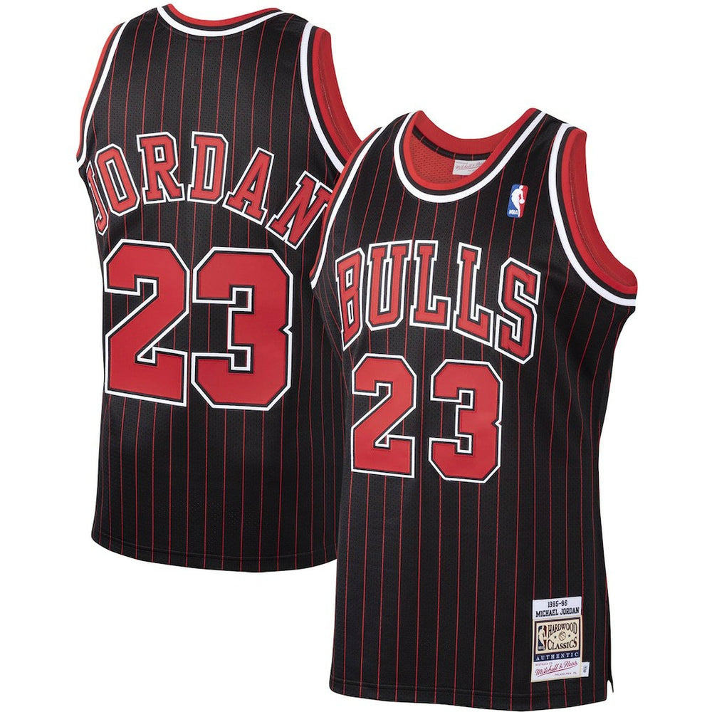 Michael Jordan Chicago Bulls 1995/96 Hardwood Classics Authentic Jersey Black - NBA