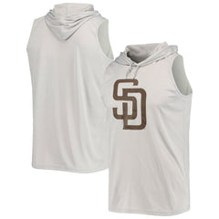 San Diego Padres Stitches Sleeveless Pullover Hoodie - MLB