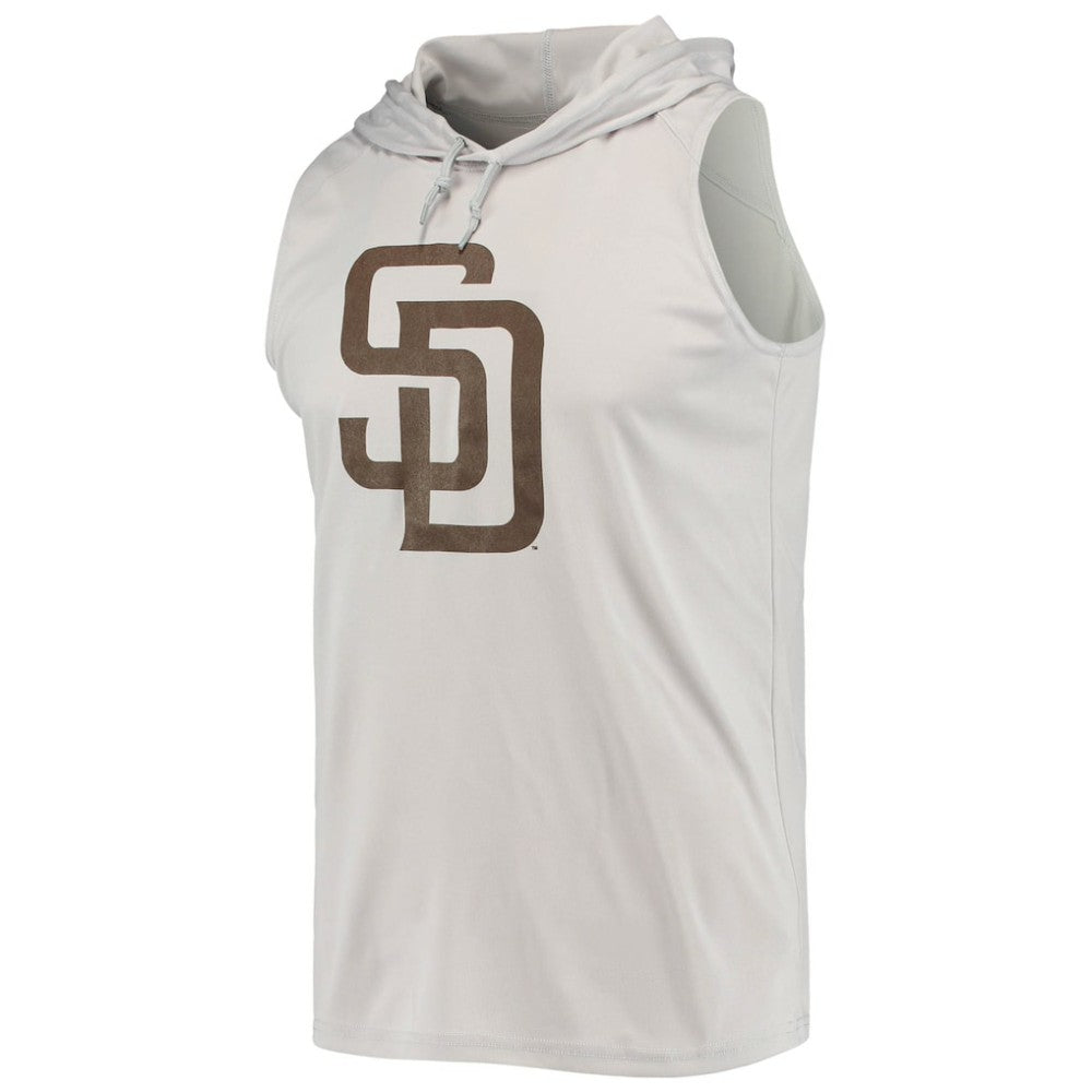 San Diego Padres Stitches Sleeveless Pullover Hoodie - MLB