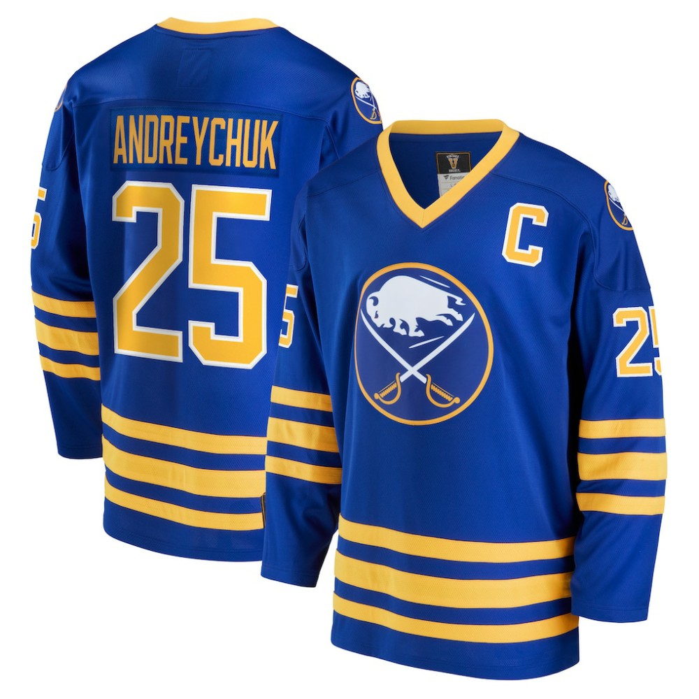 Dave Andreychuk Buffalo Sabres Fanatics Breakaway Retired Player Jersey - Royal - NHL
