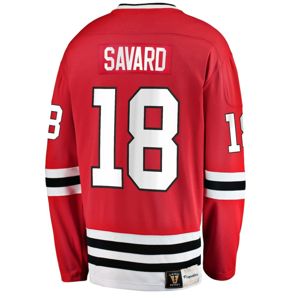 Denis Savard Chicago Blackhawks Fanatics Premier Breakaway Retired Player Jersey - Red - NHL