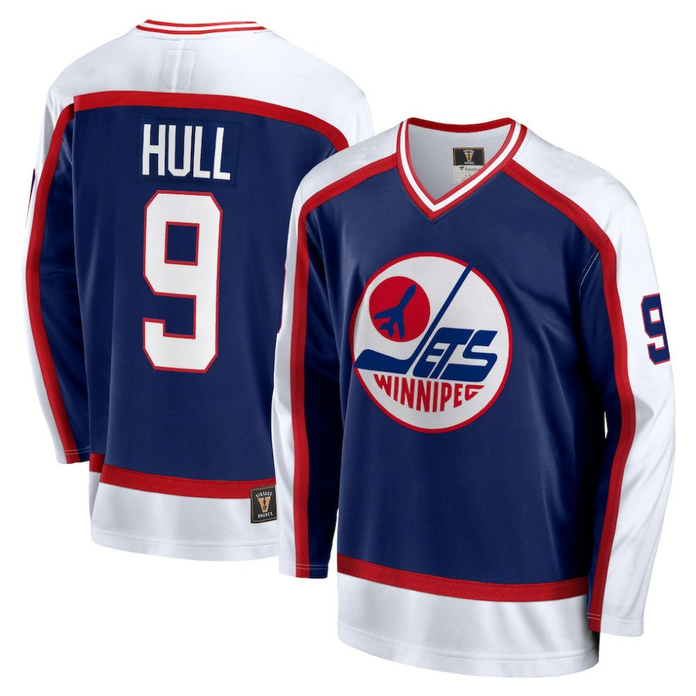 Bobby Hull Winnipeg Jets Fanatics Breakaway Retired Player Jersey - Navy - NHL