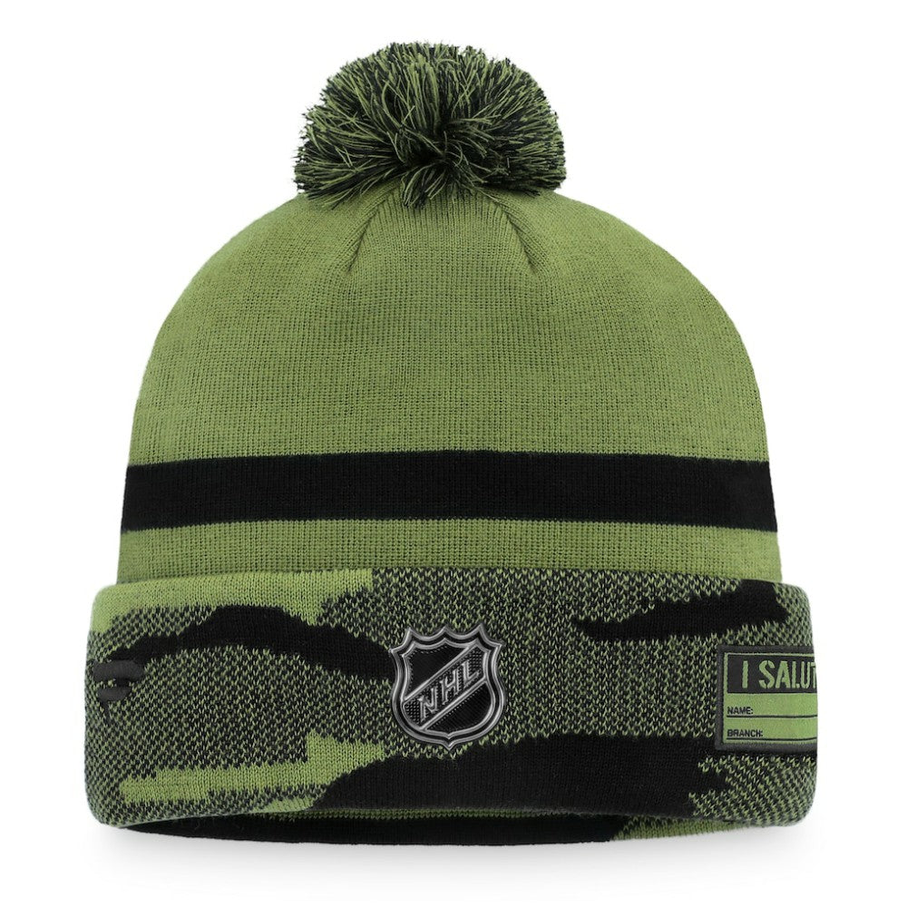 Ottawa Senators Fanatics Military Appreciation Cuffed Knit Hat with Pom - Camo - NHL