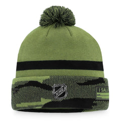 Ottawa Senators Fanatics Military Appreciation Cuffed Knit Hat with Pom - Camo - NHL