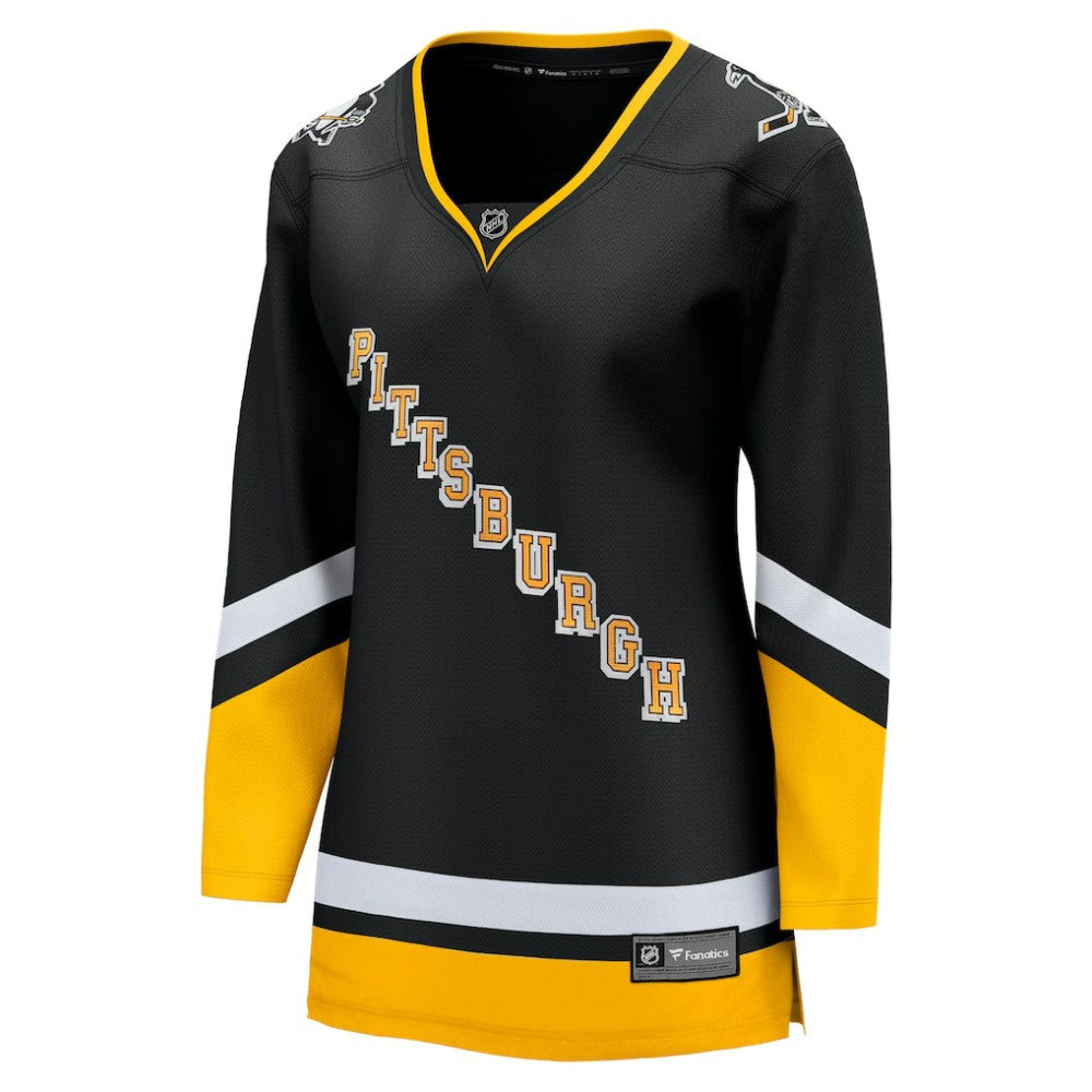 Pittsburgh Penguins Fanatics Women's Alternate Breakaway Jersey - Black - NHL