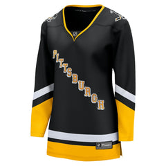 Pittsburgh Penguins Fanatics Women's Alternate Breakaway Jersey - Black - NHL