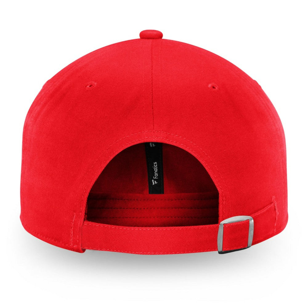 Detroit Red Wings Fanatics Core Primary Logo Adjustable Hat - Red - NHL