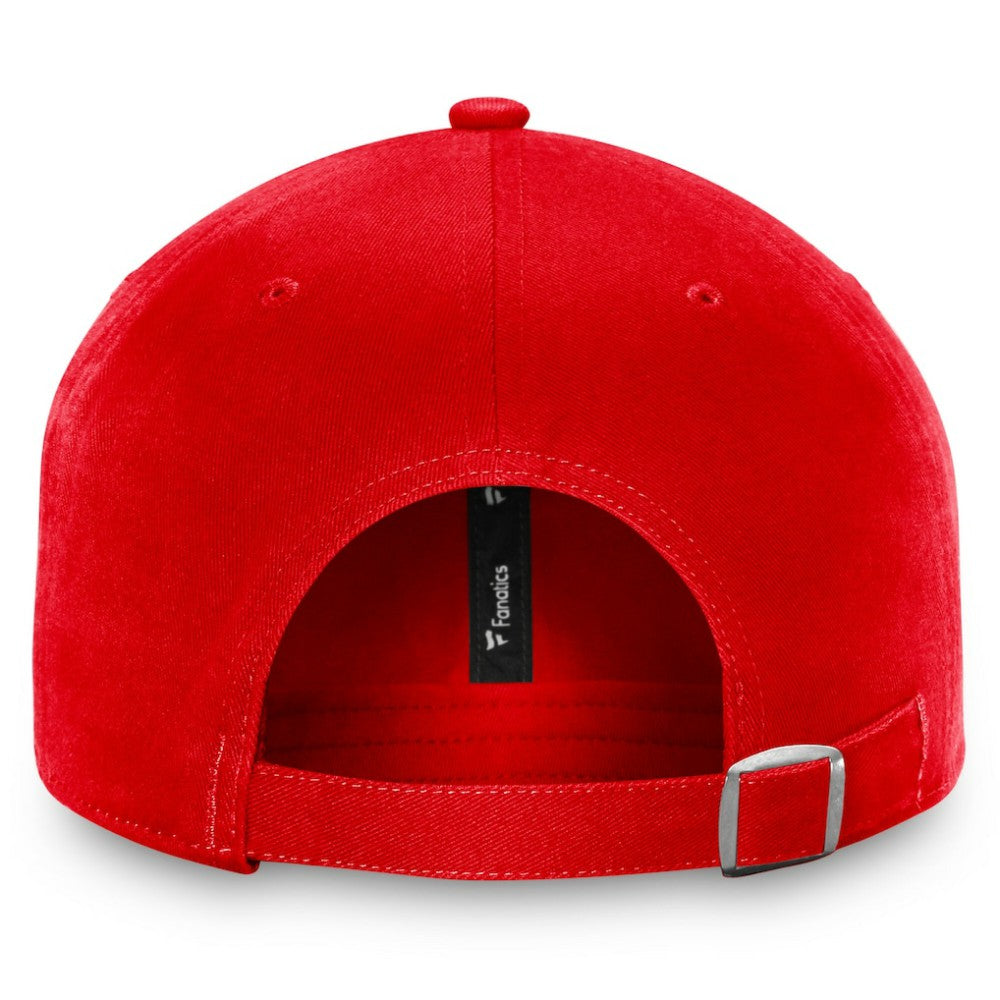 New Jersey Devils Fanatics Core Primary Logo Adjustable Hat - Red - NHL