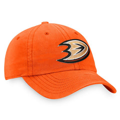 Anaheim Ducks Fanatics Core Primary Logo Adjustable Hat - Orange - NHL