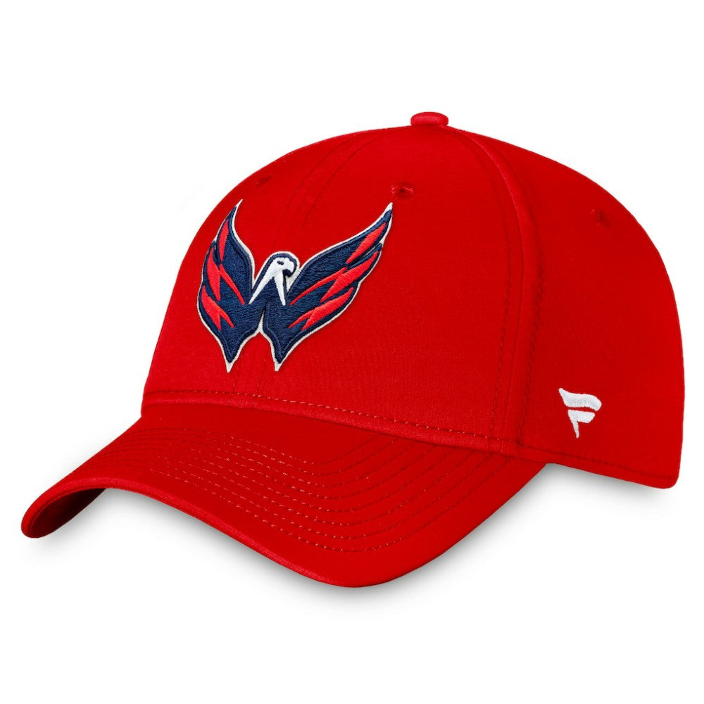 Washington Capitals Fanatics Core Primary Logo Flex Hat - Red - NHL