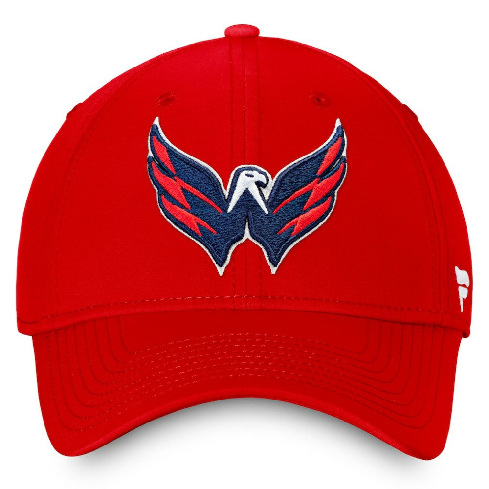 Washington Capitals Fanatics Core Primary Logo Flex Hat - Red - NHL