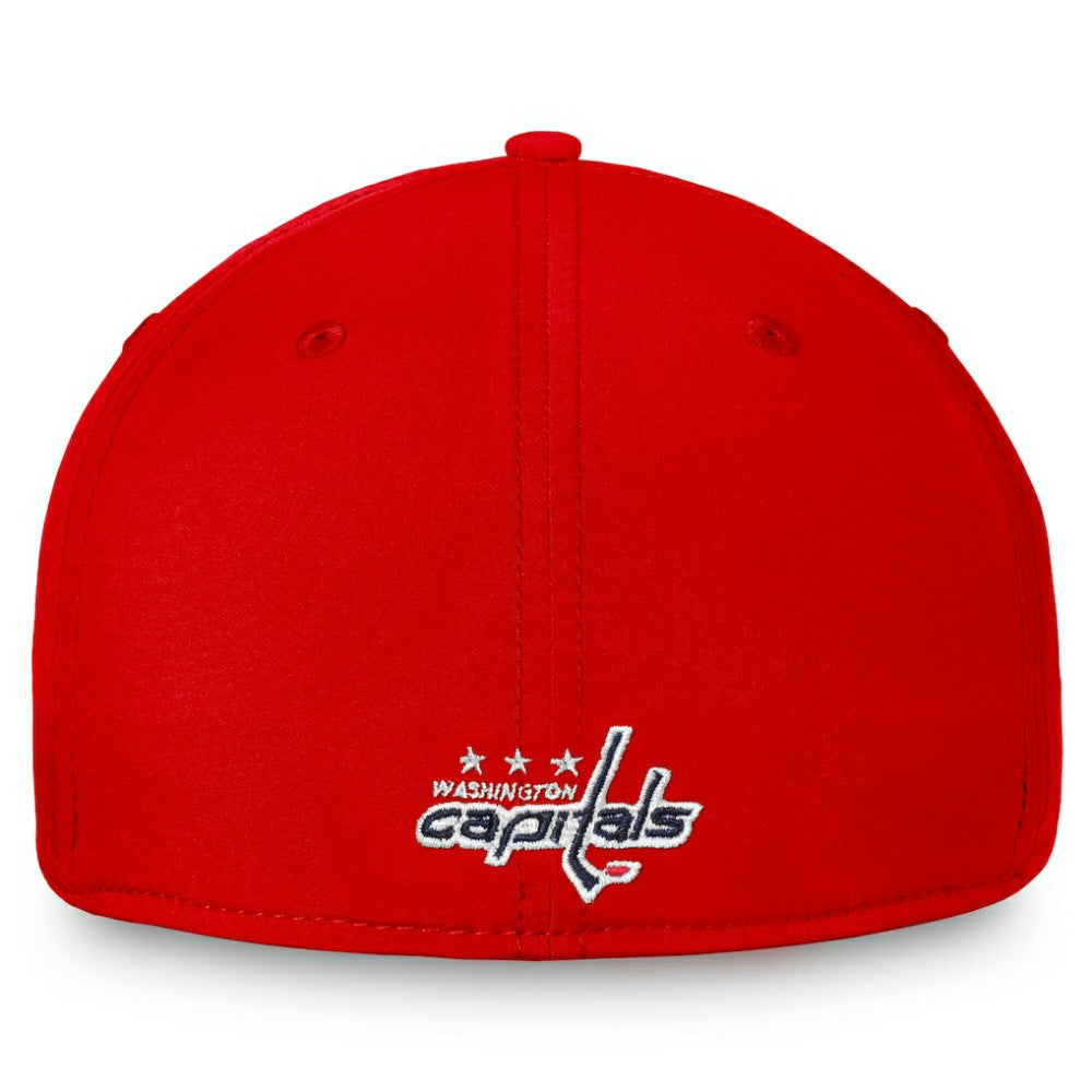 Washington Capitals Fanatics Core Primary Logo Flex Hat - Red - NHL