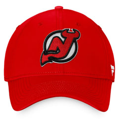 New Jersey Devils Fanatics Core Primary Logo Flex Hat - Red - NHL