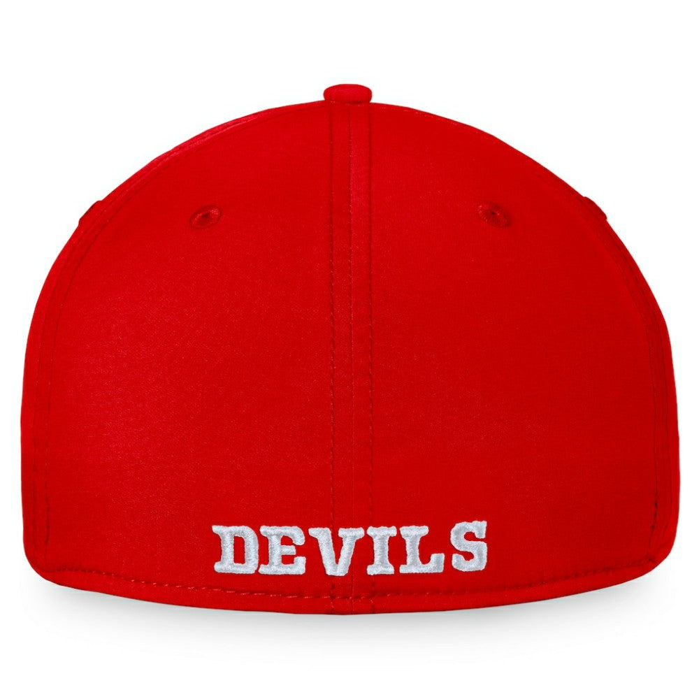 New Jersey Devils Fanatics Core Primary Logo Flex Hat - Red - NHL