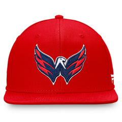 Washington Capitals Fanatics Primary Logo Snapback Hat - Red - NHL