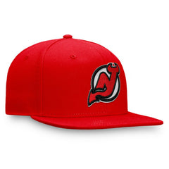 New Jersey Devils Fanatics Primary Logo Snapback Hat - Red - NHL