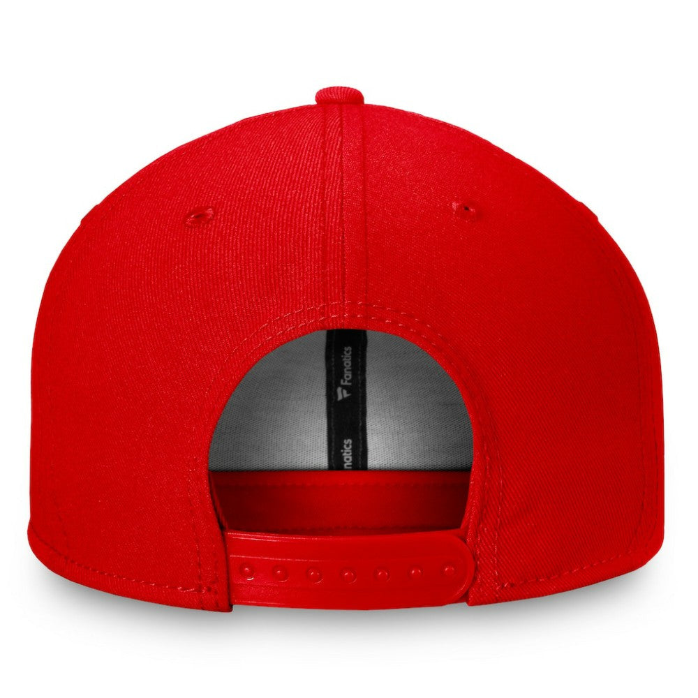 New Jersey Devils Fanatics Primary Logo Snapback Hat - Red - NHL