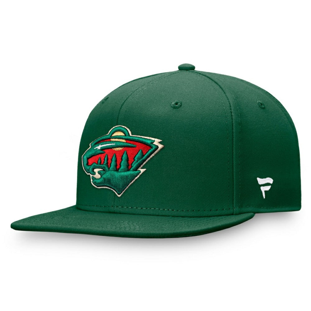 Minnesota Wild Fanatics Primary Logo Snapback Hat - Green - NHL