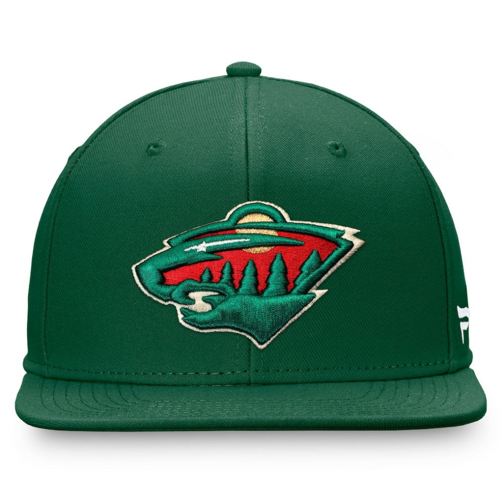 Minnesota Wild Fanatics Primary Logo Snapback Hat - Green - NHL