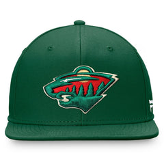 Minnesota Wild Fanatics Primary Logo Snapback Hat - Green - NHL