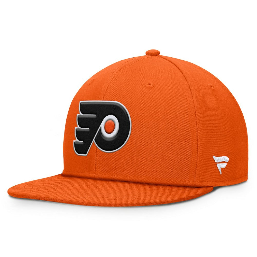Philadelphia Flyers Fanatics Primary Logo Snapback Hat - Orange - NHL