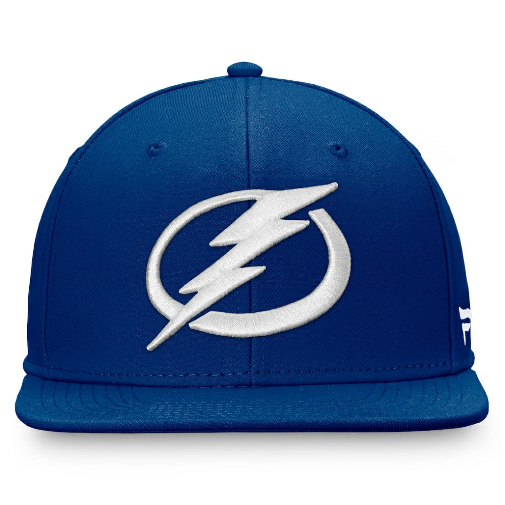 Tampa Bay Lightning Fanatics Primary Logo Snapback Hat - Blue - NHL