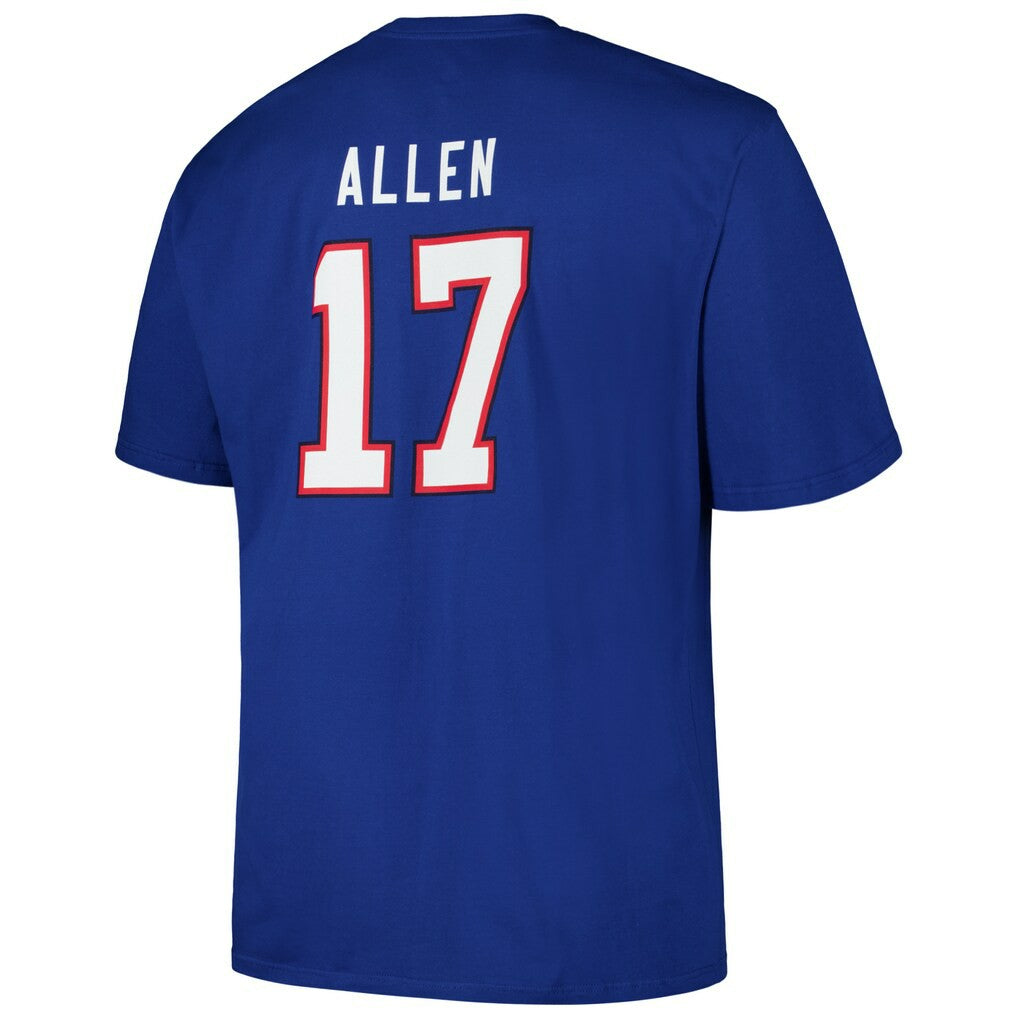 Josh Allen Buffalo Bills Big & Tall Player Name & Number T-Shirt Royal | Fanatics